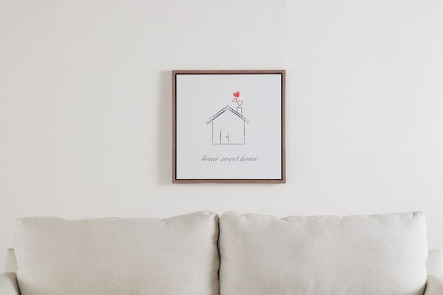 Abode White Framed Wall Art