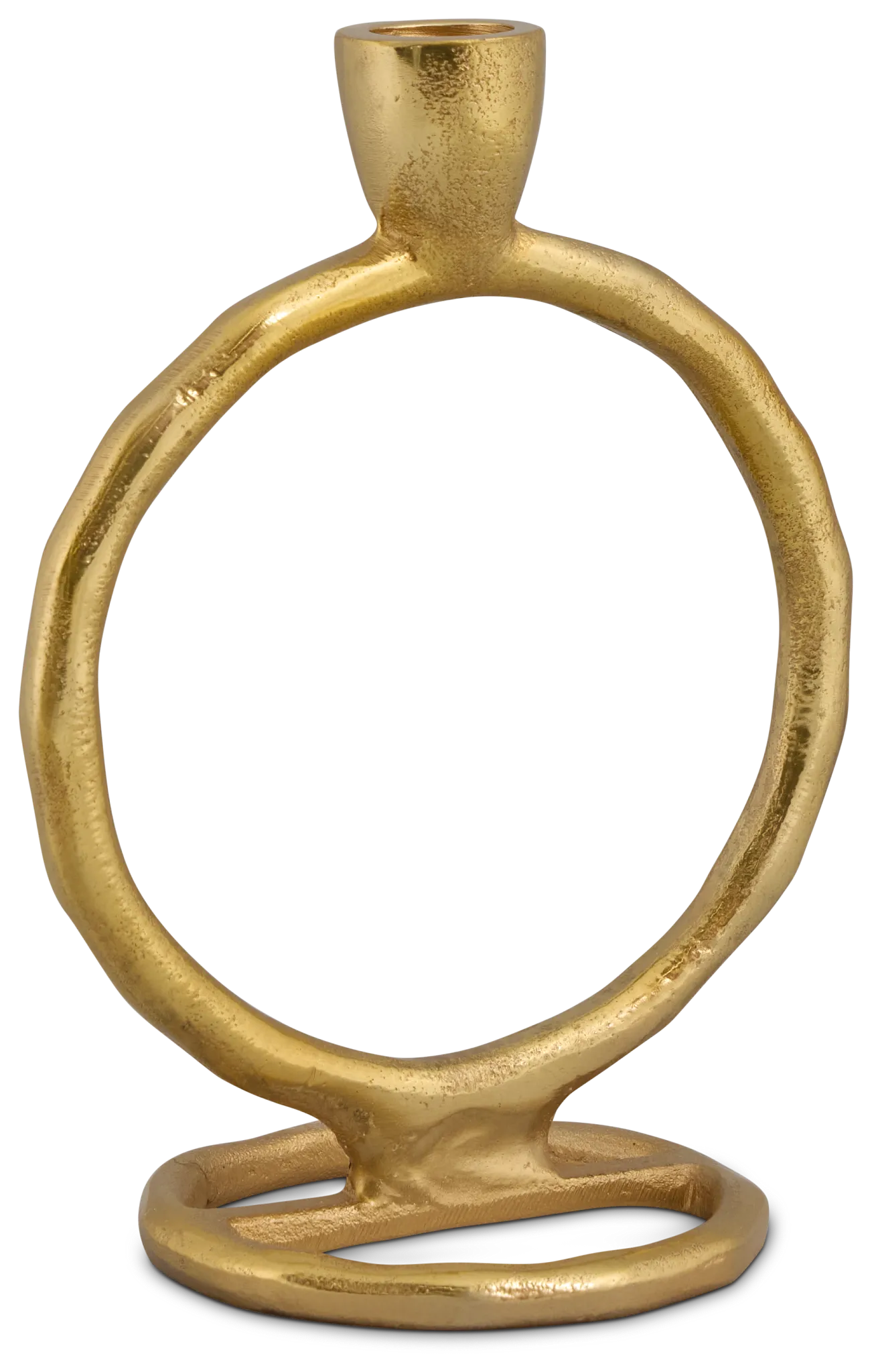 Ringo Gold Large Candle Holder