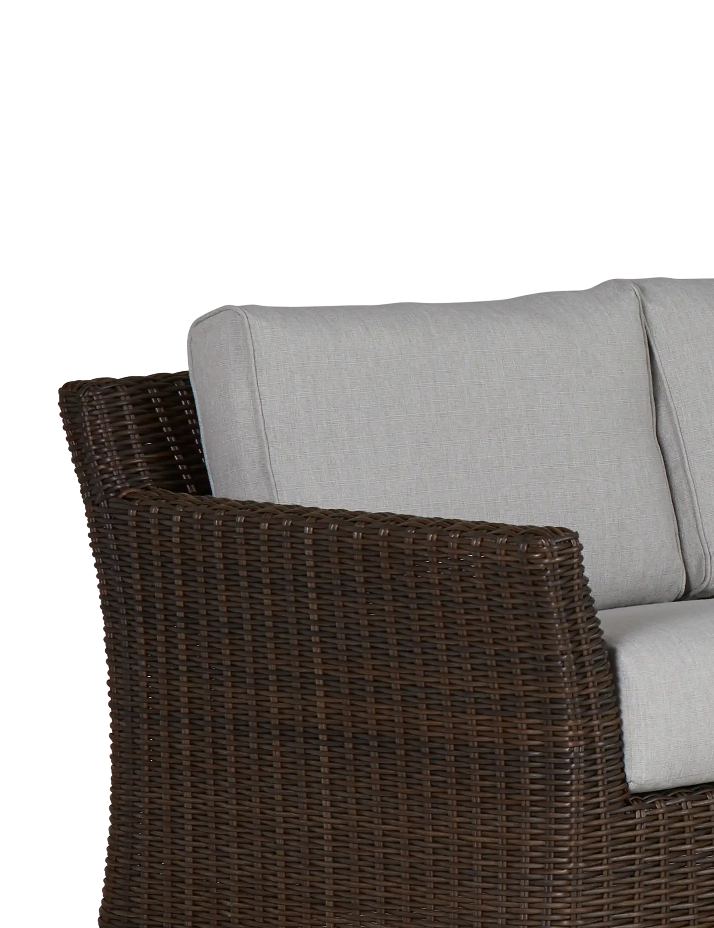 Southport Gray Woven Large Two-arm Sectional Southport Gray Woven Large Two-arm Sectional