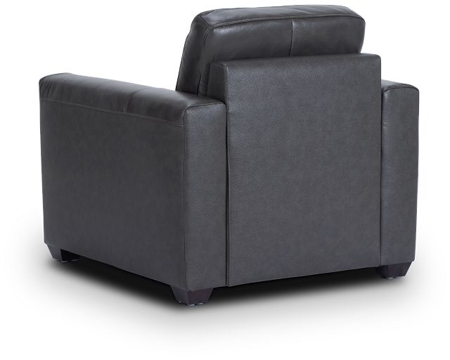 Lane Dark Gray Lthr/vinyl Chair