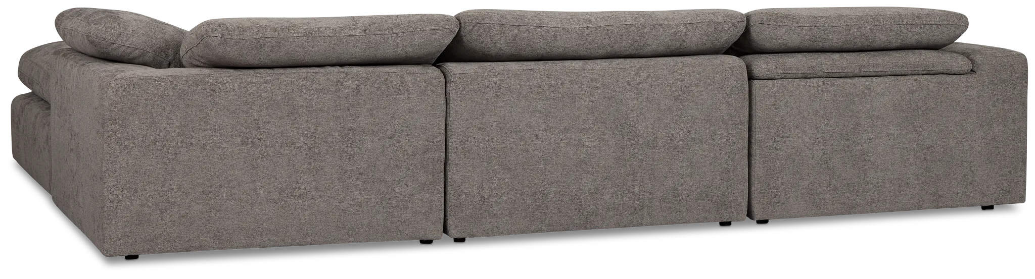 Drift Dark Gray Fabric Small Right Bumper Power Reclining Sectional
