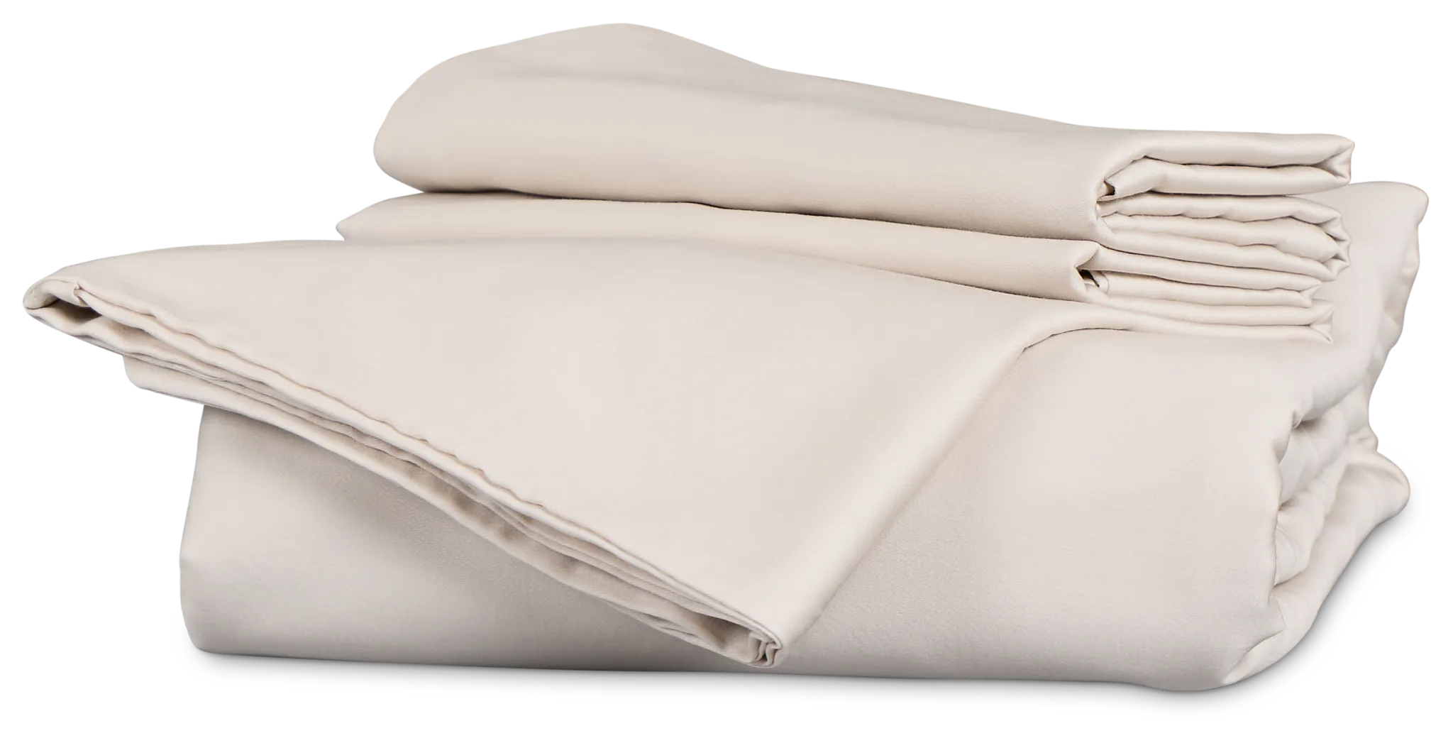 Rest & Renew Cotton Sateen Beige 300 Thread Duvet Set