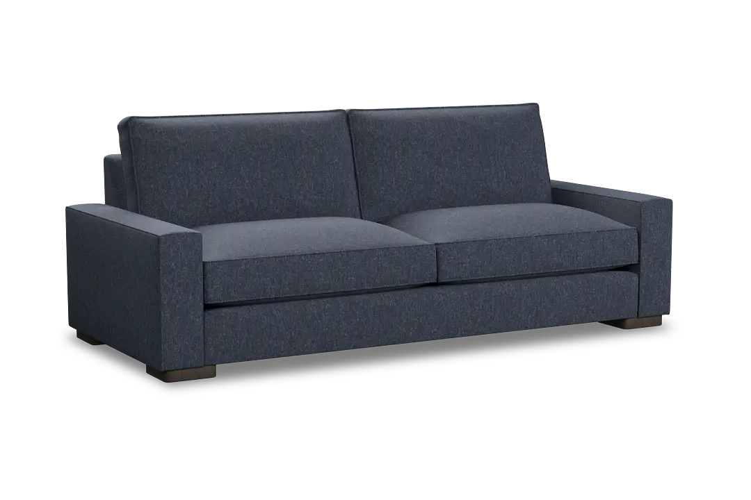 Edgewater Maguire Blue 96" Sofa W/ 2 Cushions Edgewater Maguire Blue 96" Sofa W/ 2 Cushions