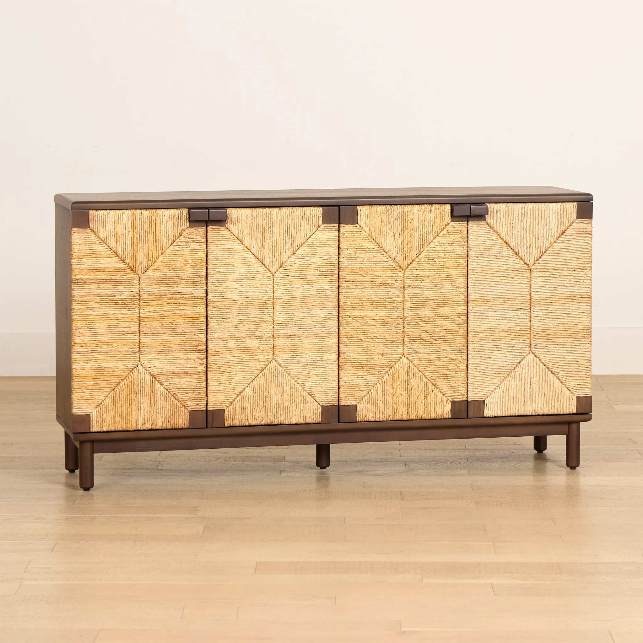 Kate Mid Tone Four-door Cabinet