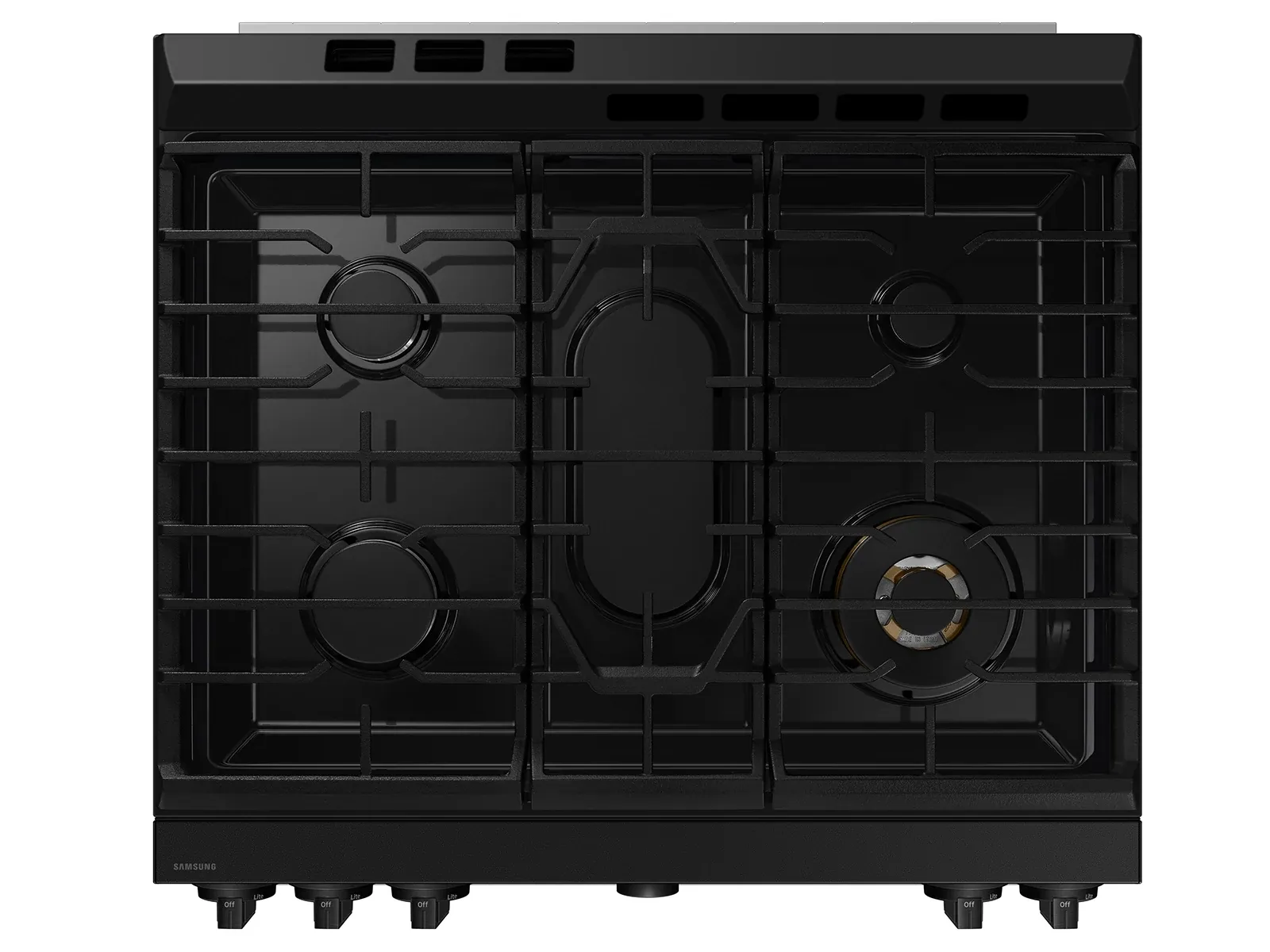 Samsung Bespoke Series White Gas Range