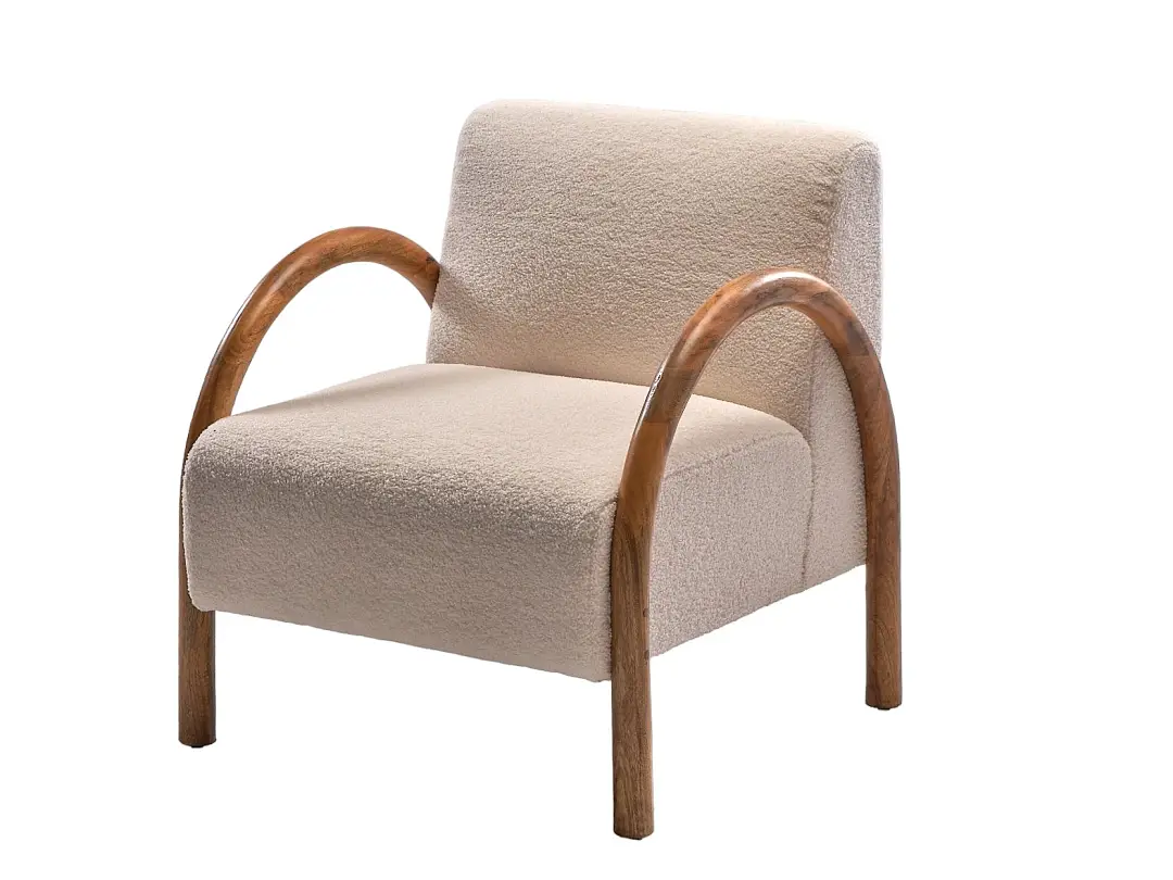 Ozzo White Fabric Accent Chair Ozzo White Fabric Accent Chair