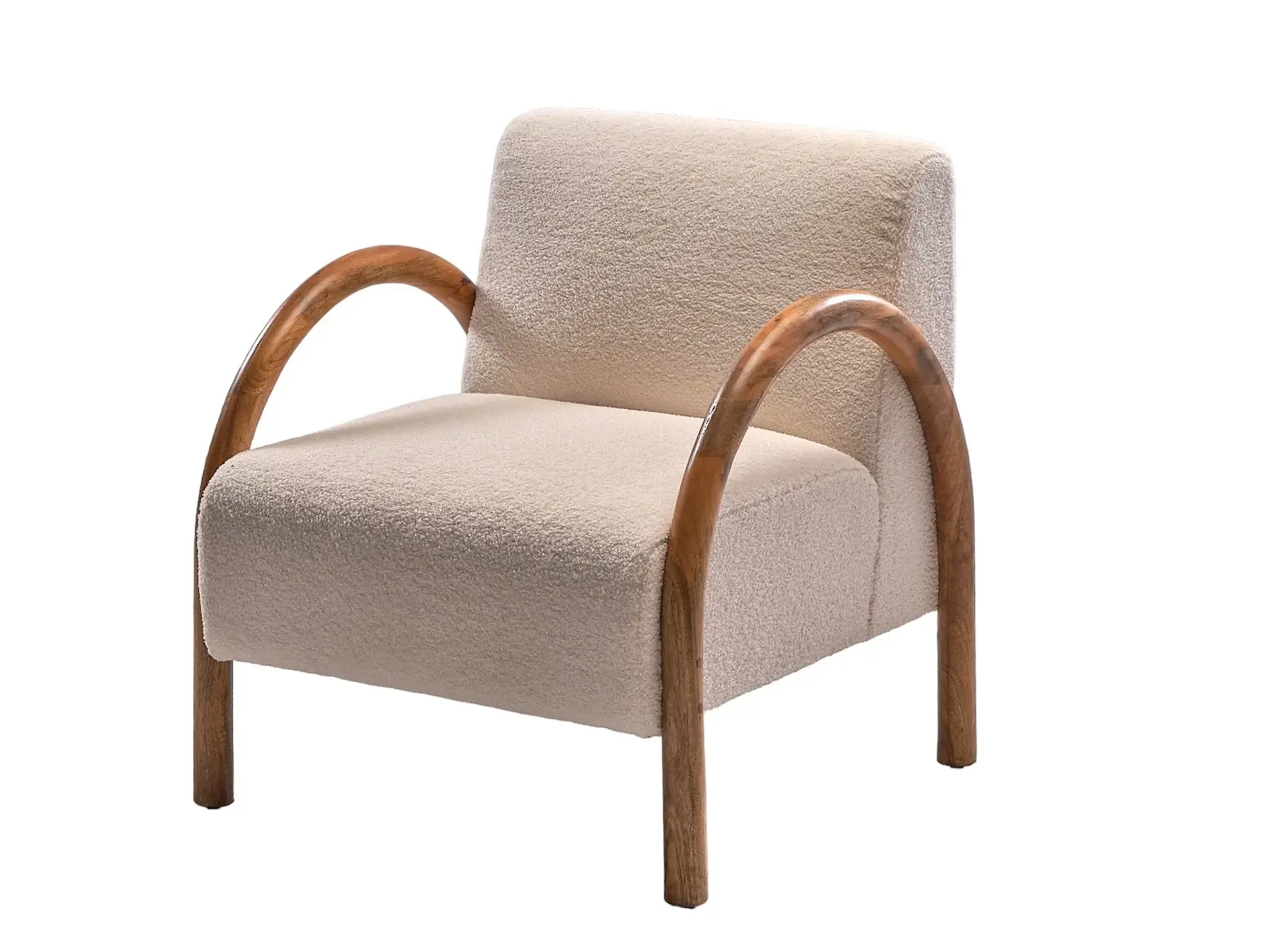 Ozzo White Fabric Accent Chair Ozzo White Fabric Accent Chair