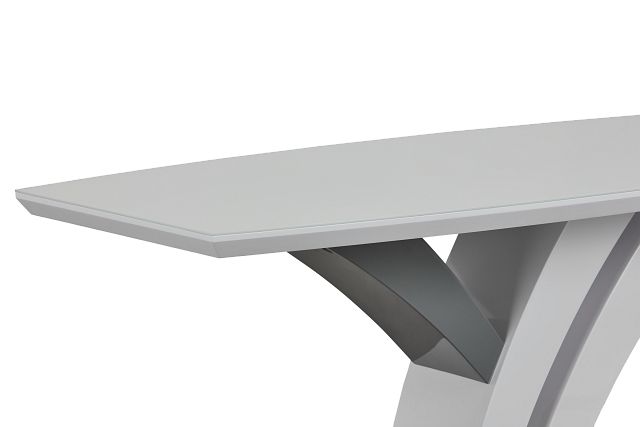 Lima White Rectangular Table