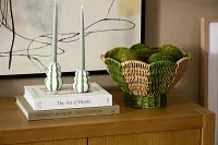 Simba Green Medium Candle Holder