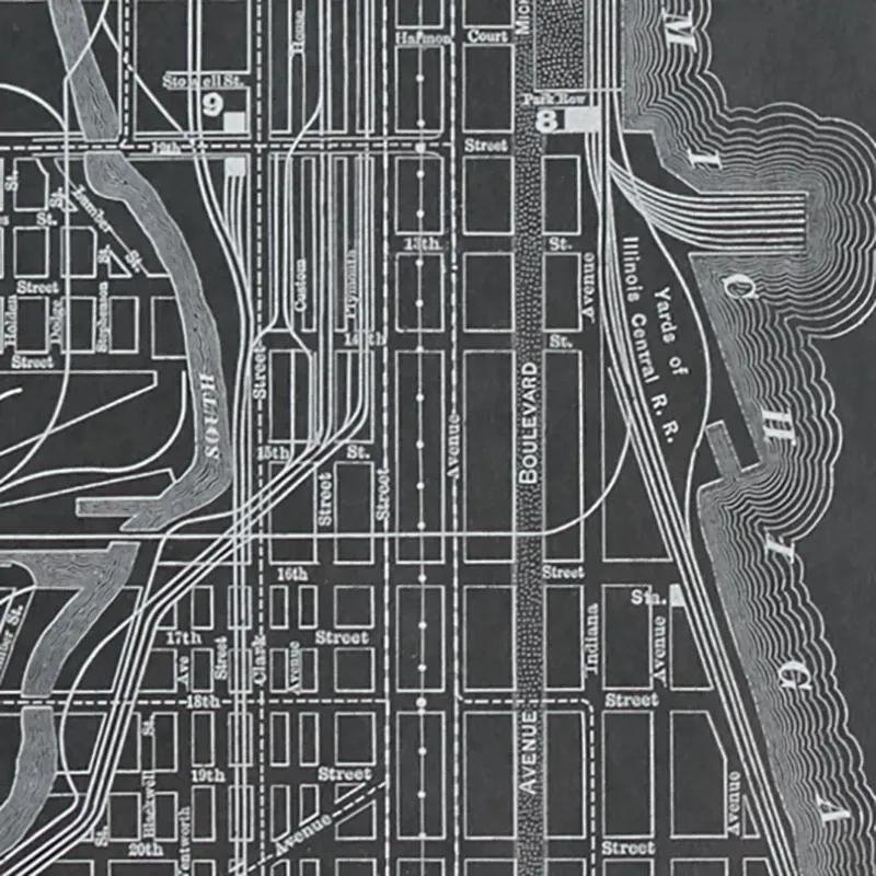 Chicago Black Framed Wall Art