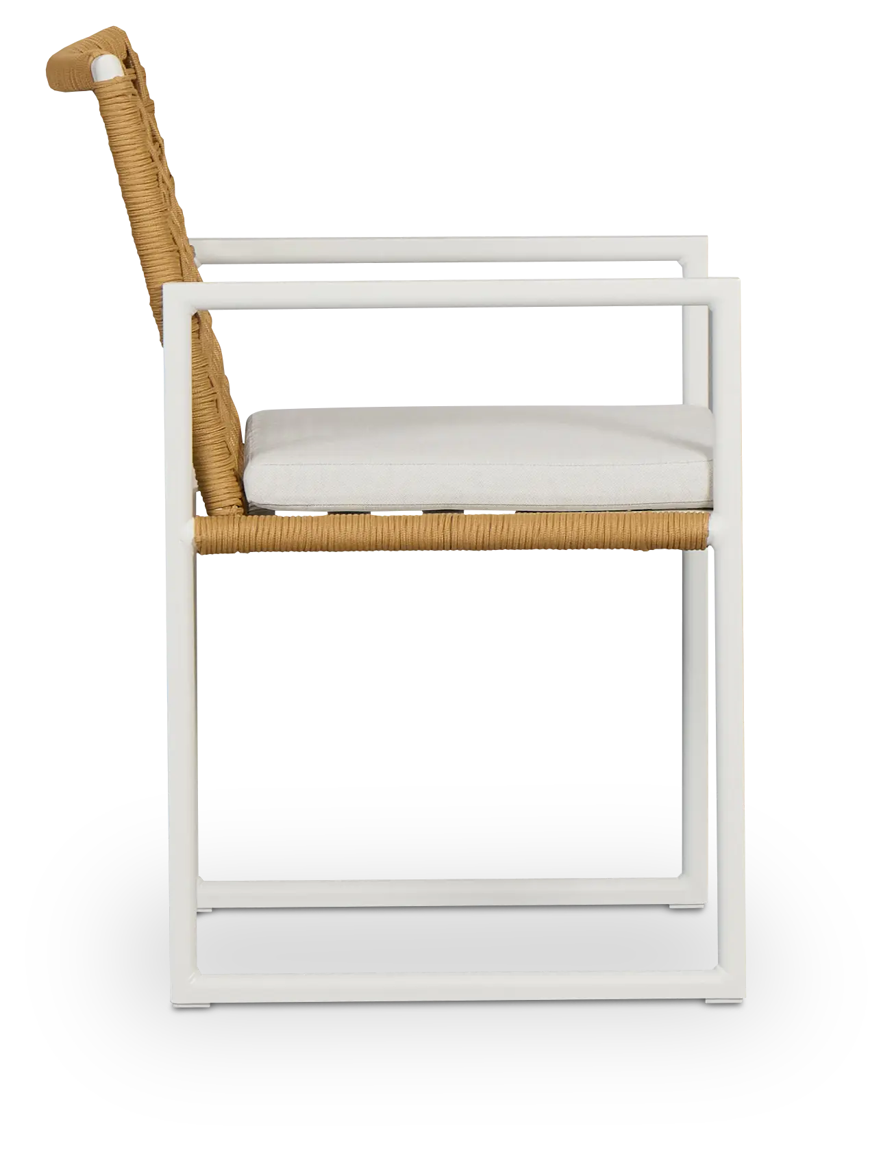 Sunrise White Aluminum Arm Chair Sunrise White Aluminum Arm Chair