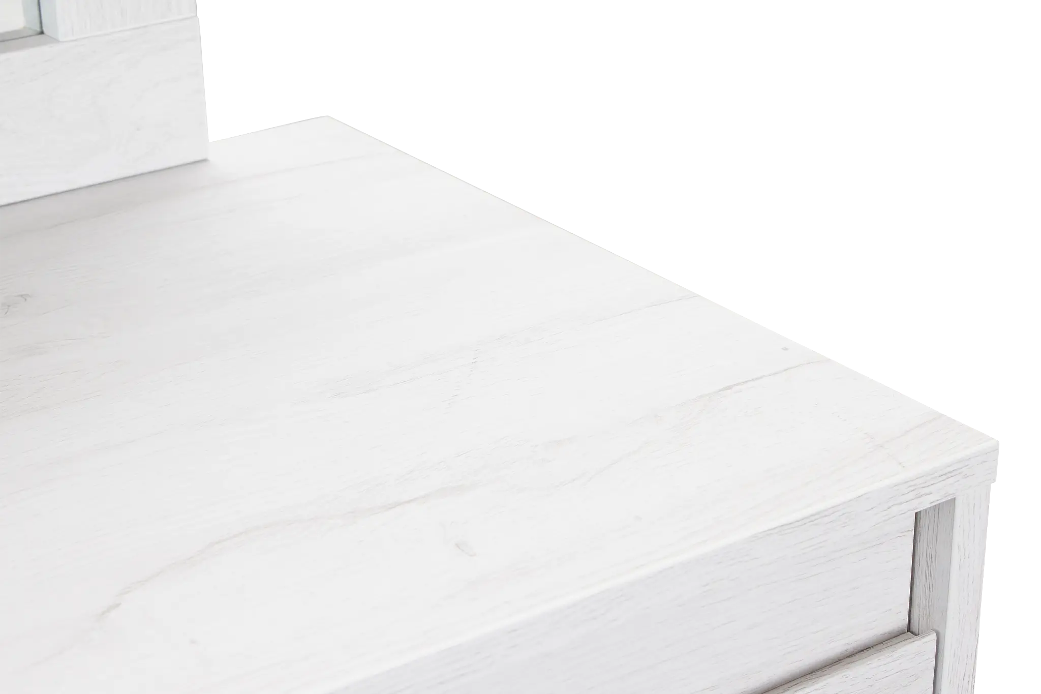 Everett White Dresser & Mirror Everett White Dresser & Mirror