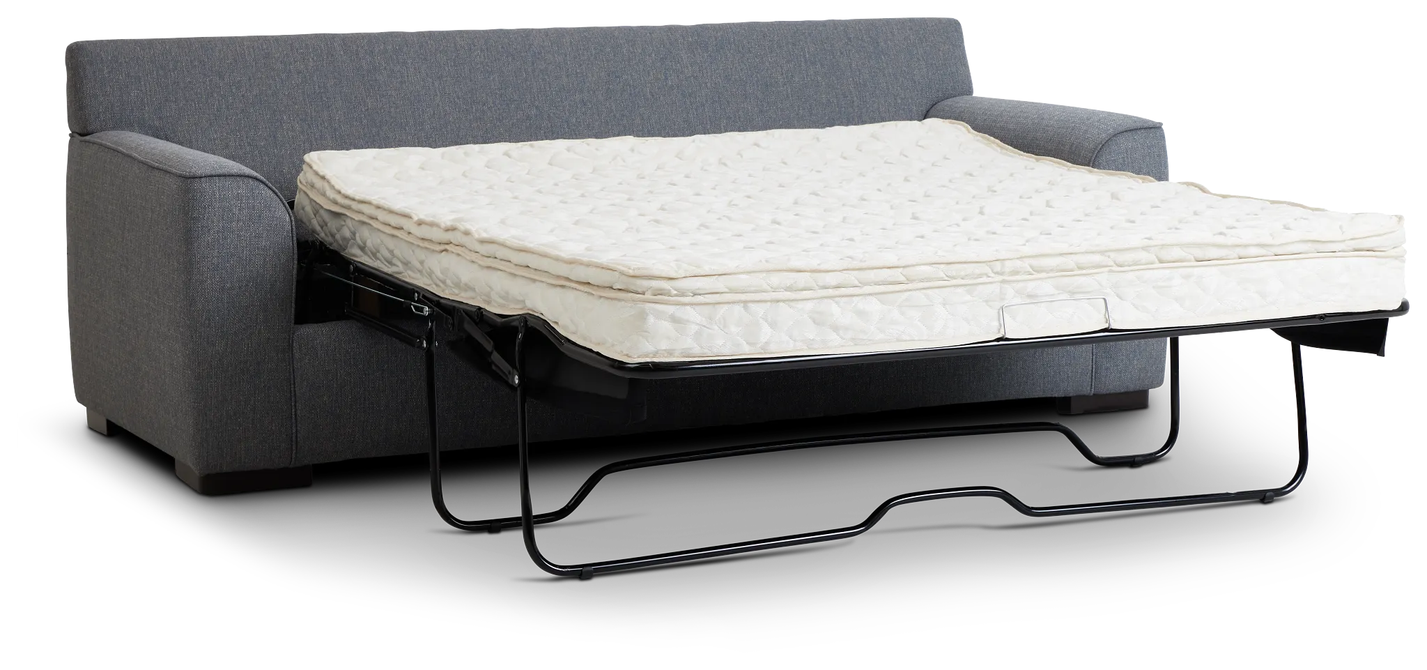 Austin Blue Fabric Innerspring Sleeper