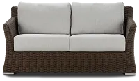Southport Gray Woven Loveseat