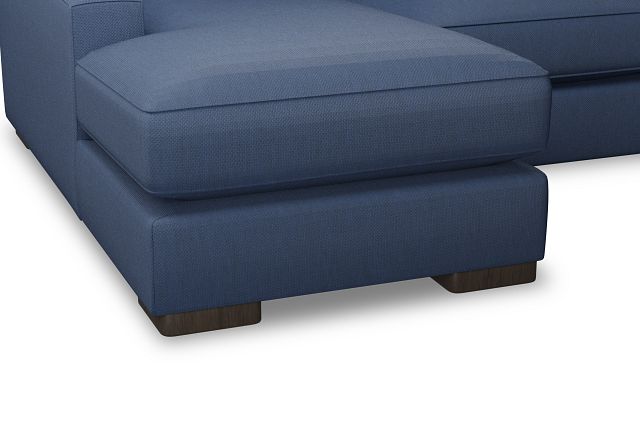 Edgewater Revenue Dark Blue Large Left Chaise Sectional