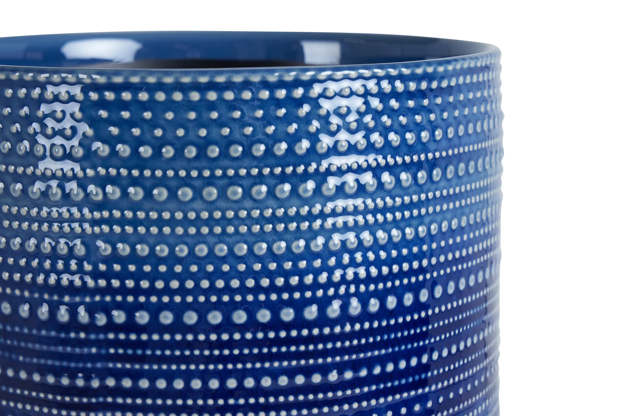 Jessica Blue Medium Planter