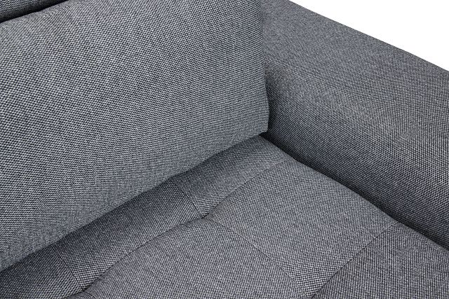 Onyx Dark Gray Fabric Sofa