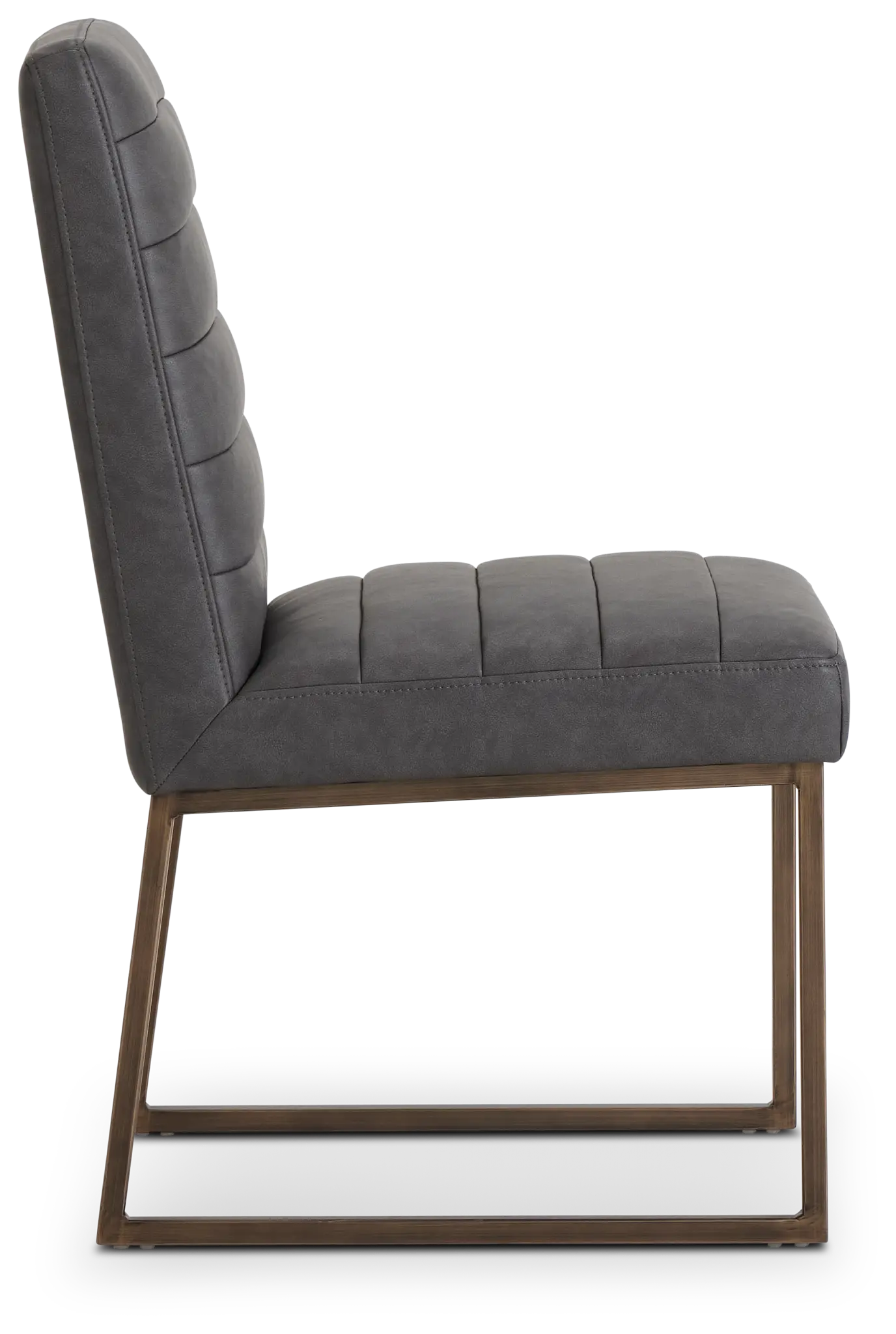 Miller Dark Gray Upholstered Side Chair Miller Dark Gray Upholstered Side Chair