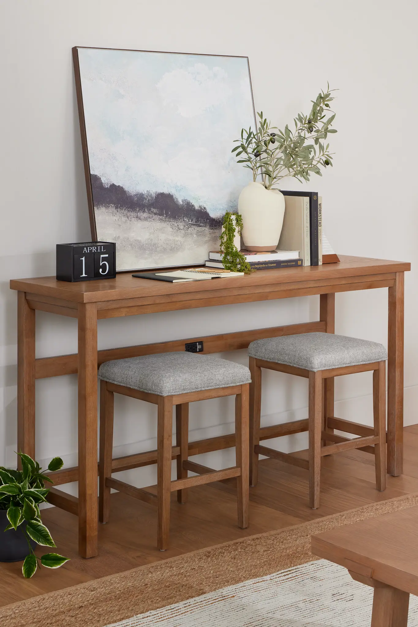 Provo Mid Tone Console Table Provo Mid Tone Console Table