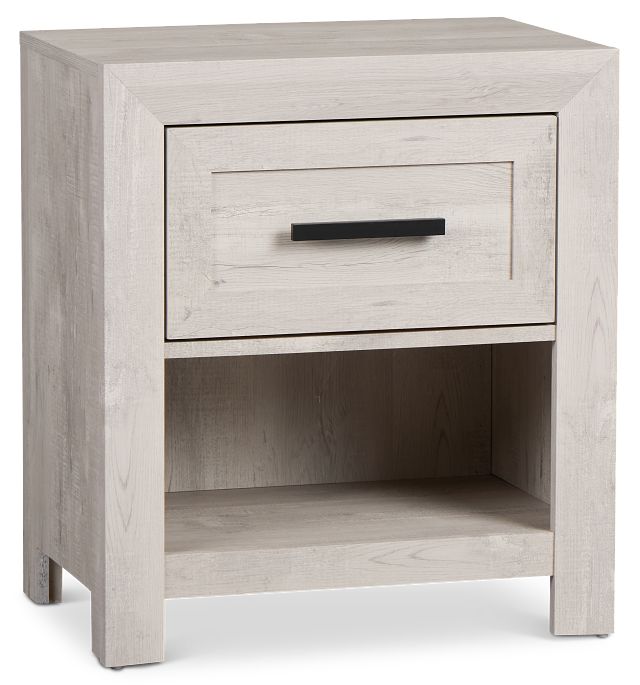 Delray White Nightstand