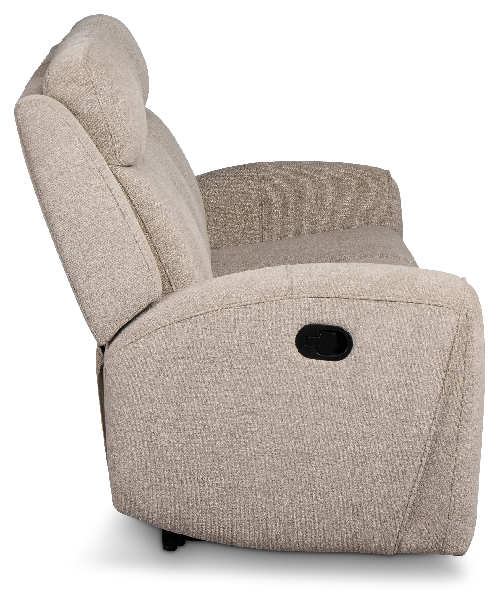 Walker Beige Fabric Reclining Sofa Walker Beige Fabric Reclining Sofa