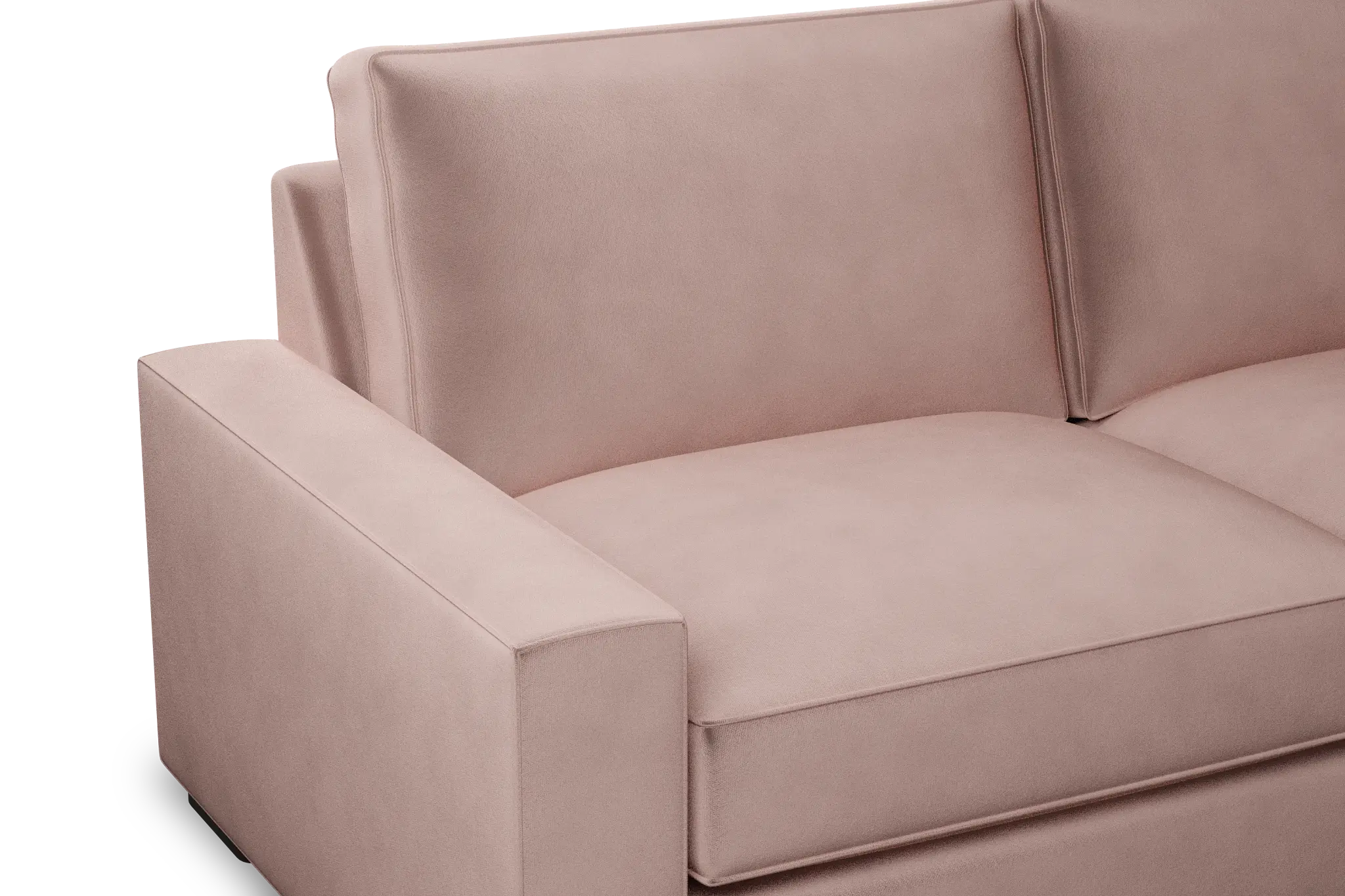Edgewater Joya Light Pink 84" Sofa W/ 2 Cushions Edgewater Joya Light Pink 84" Sofa W/ 2 Cushions