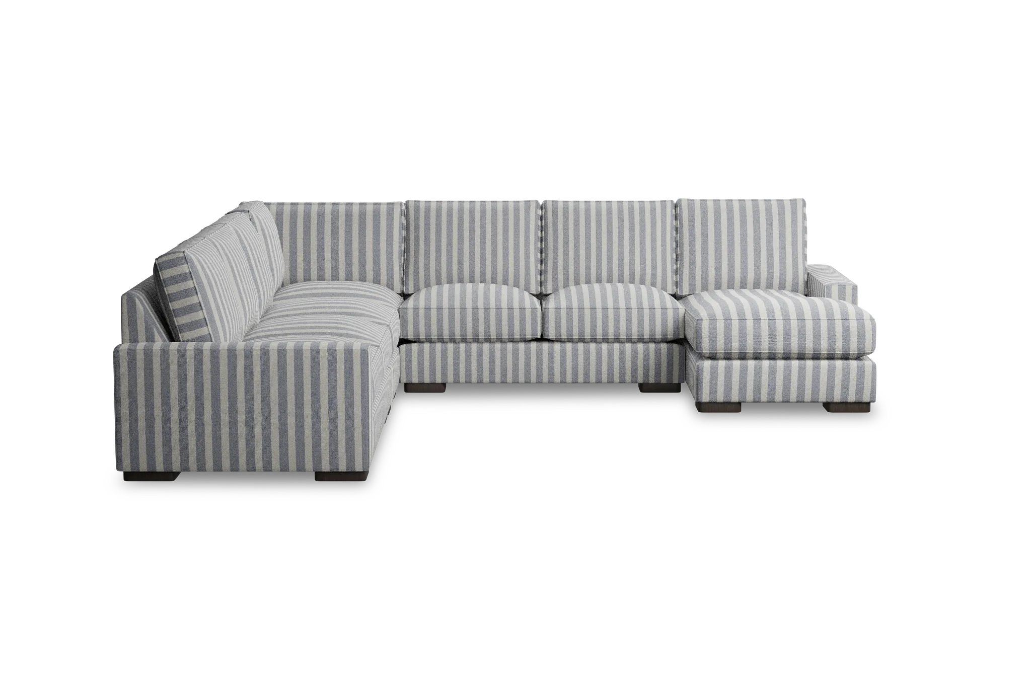 Edgewater Sea Lane Dark Blue Large Right Chaise Sectional