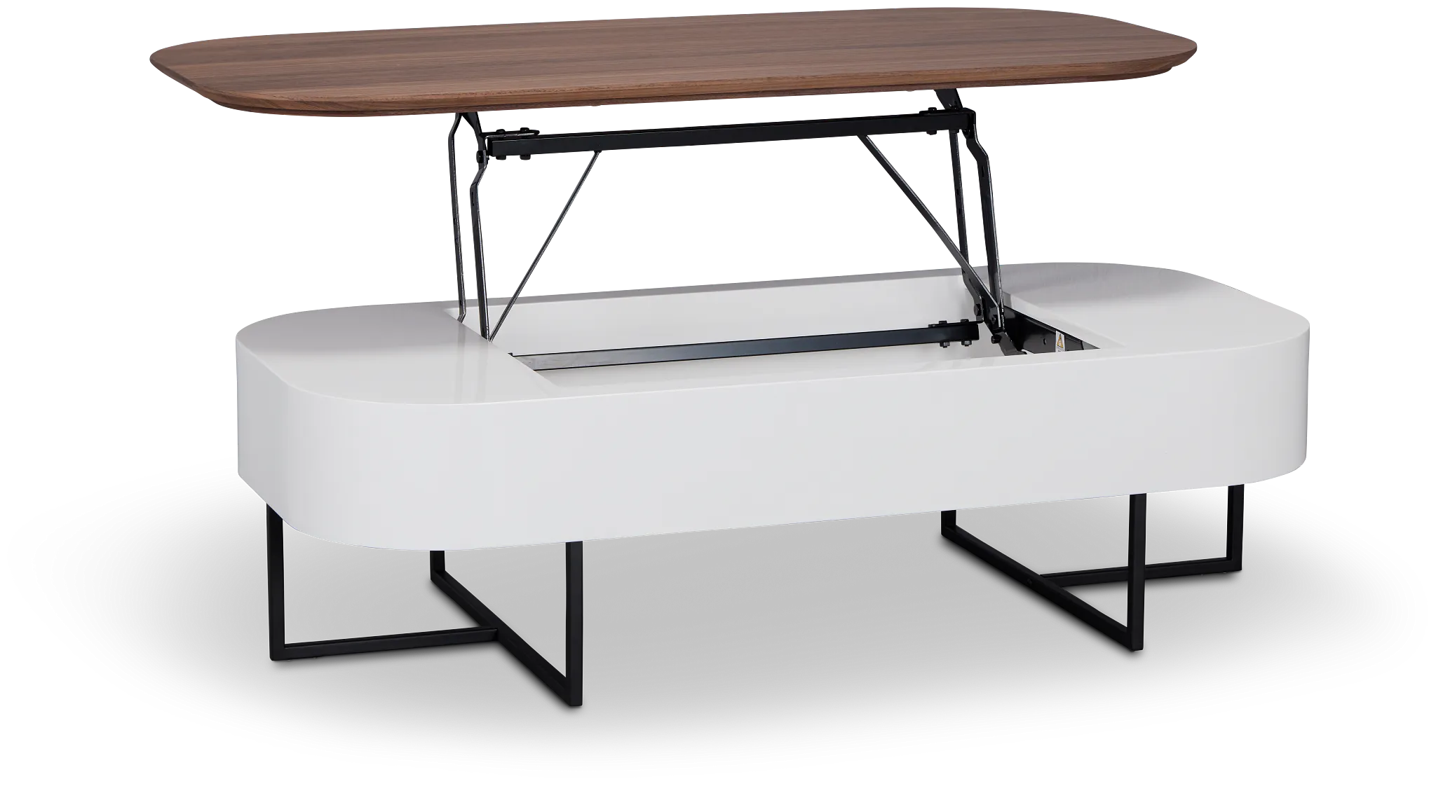 Harlan White Rect Coffee Table