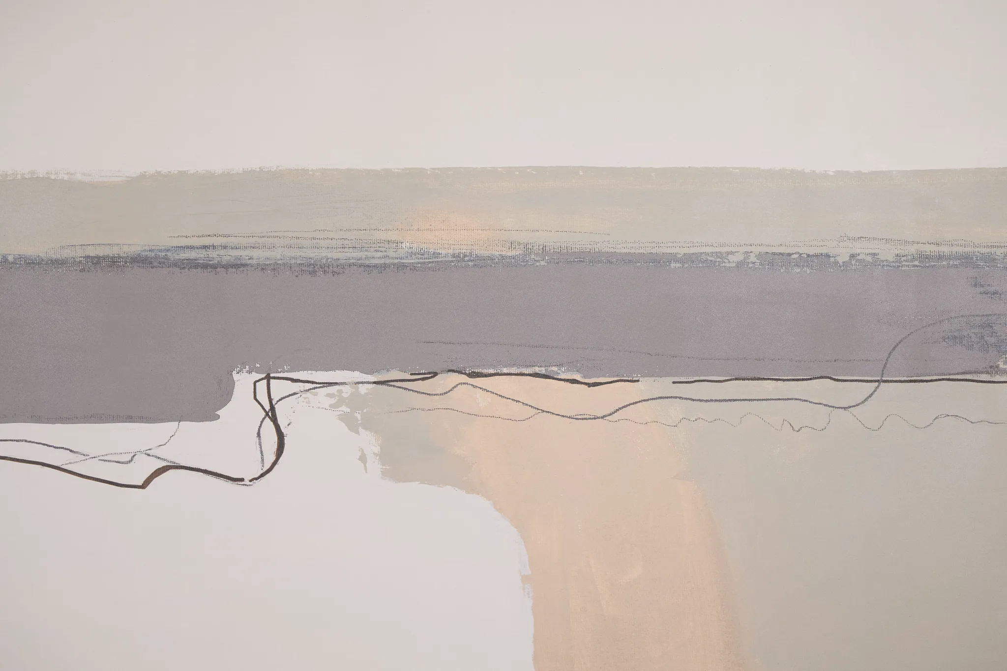 Salo Light Brown Framed Wall Art