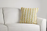 Cecily White 22" Accent Pillow