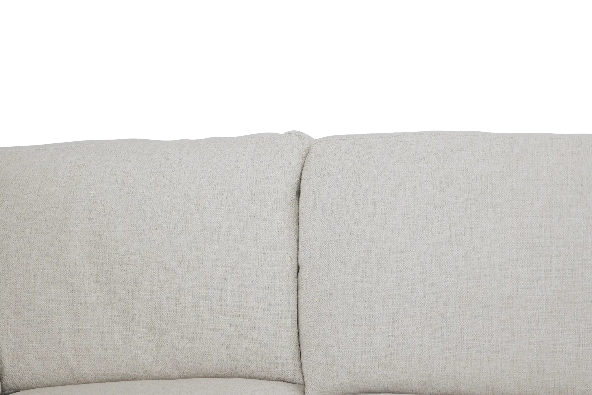 Veronica White Down Small Two-arm Sectional Veronica White Down Small Two-arm Sectional