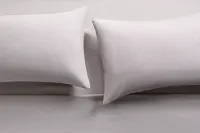 Rest & Renew Linen Blend Gray Set Of 2 Pillowcases