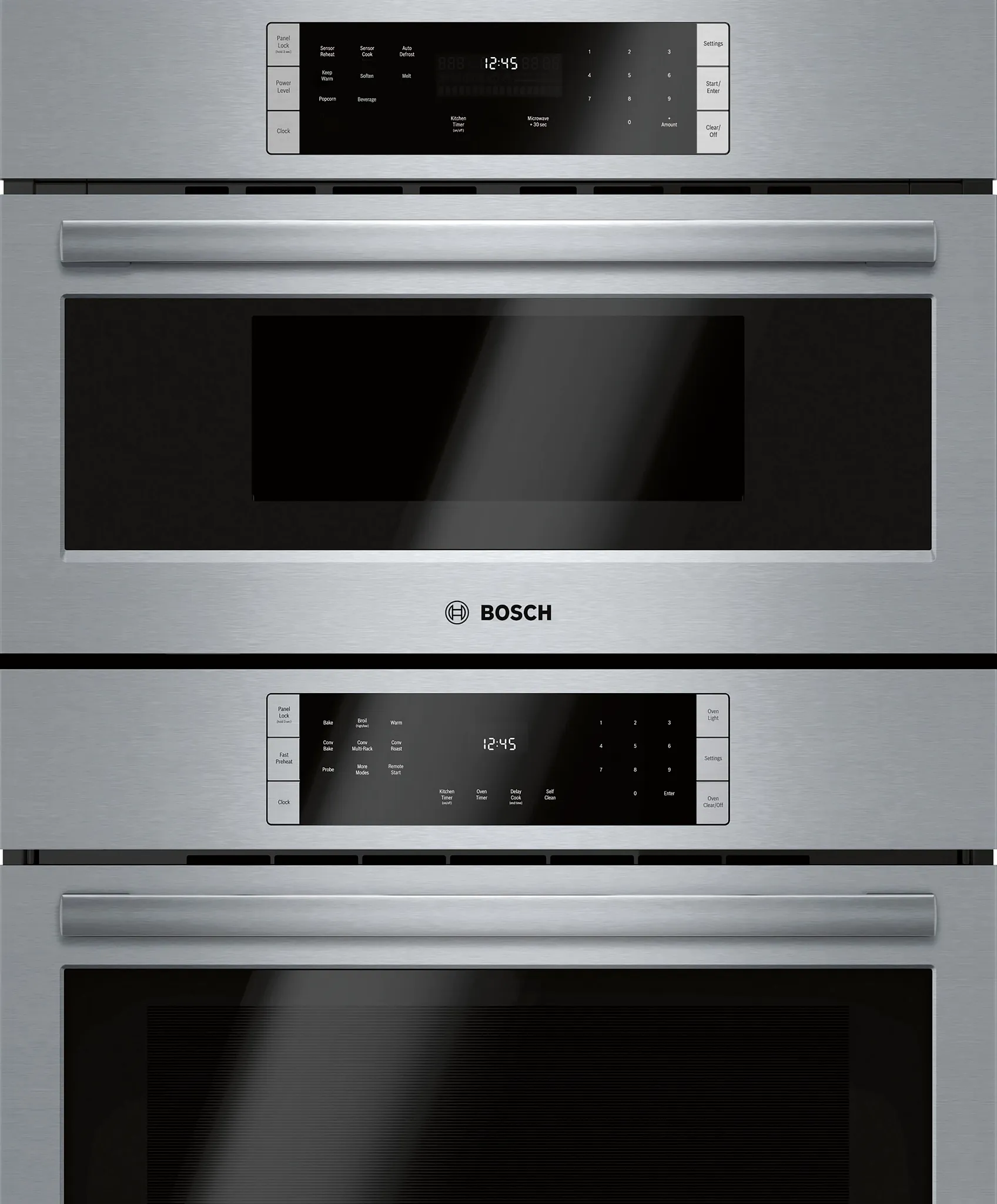 Bosch 800 Series Stainless Steel 30" Electric Oven And Microwave Combo