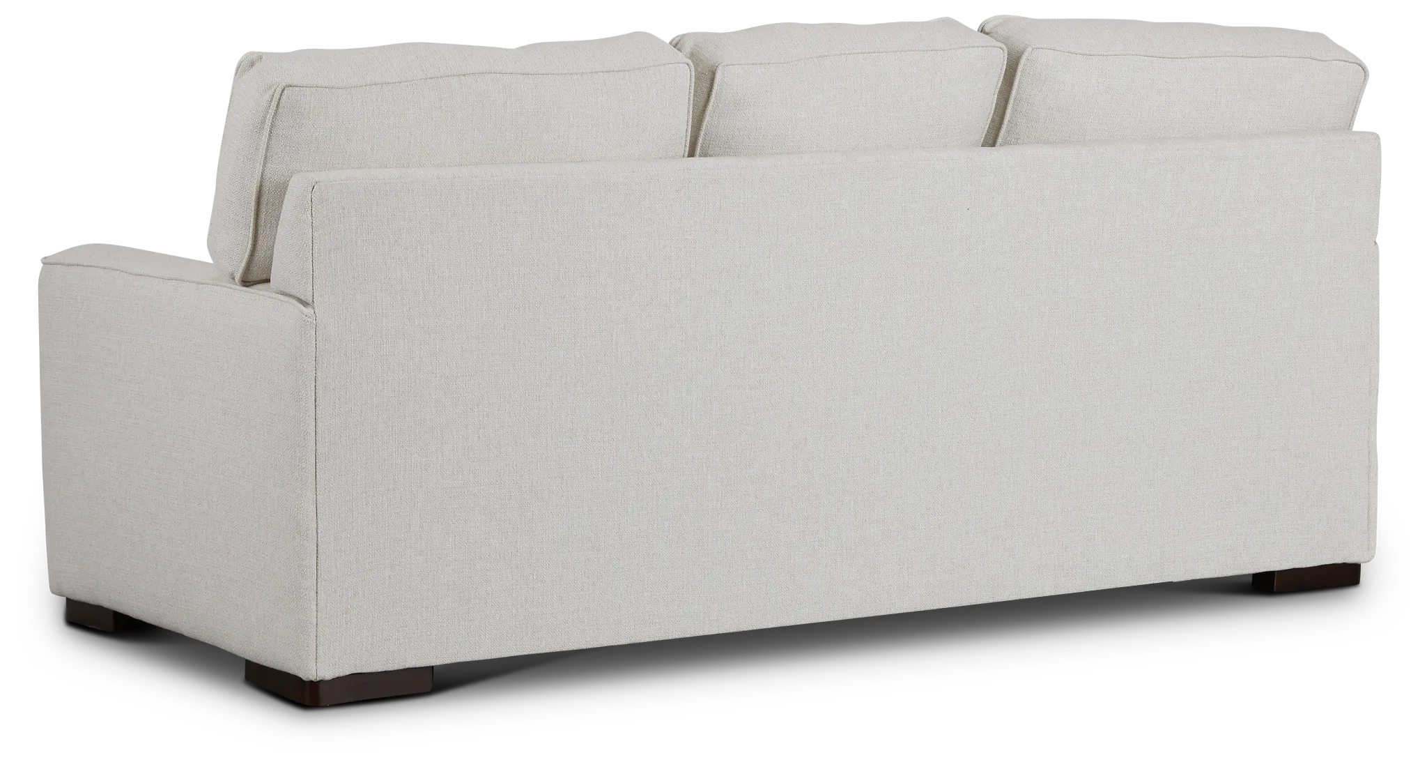 Austin White Fabric Memory Foam Sleeper
