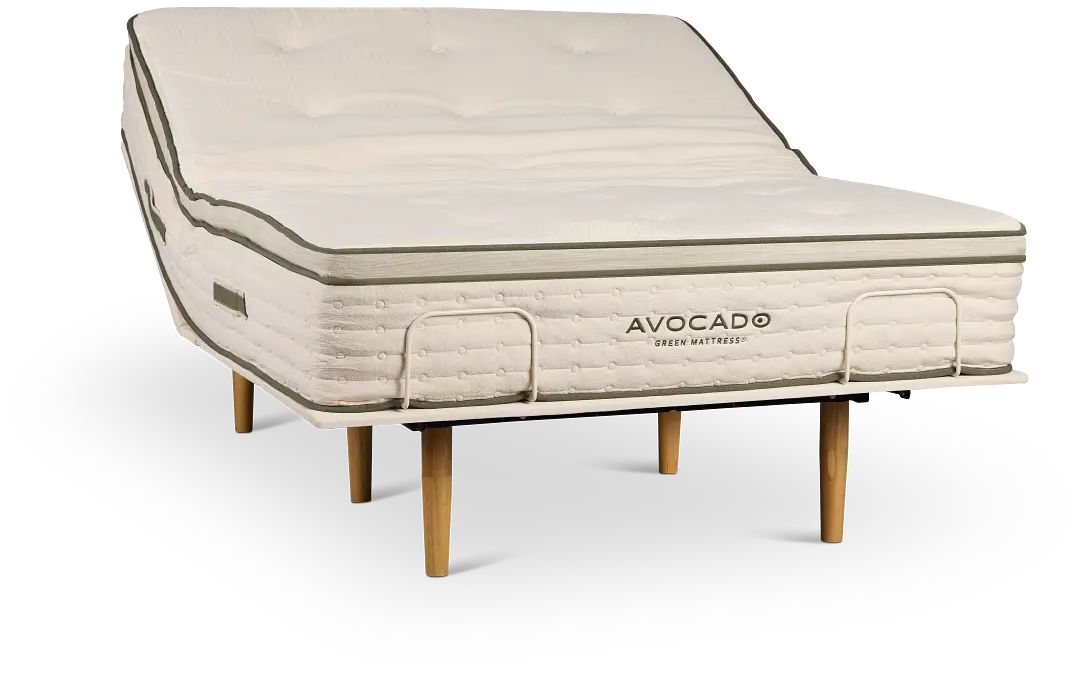 Avocado Green Cushion Firm Eco Adjustable Mattress Set Avocado Green Cushion Firm Eco Adjustable Mattress Set