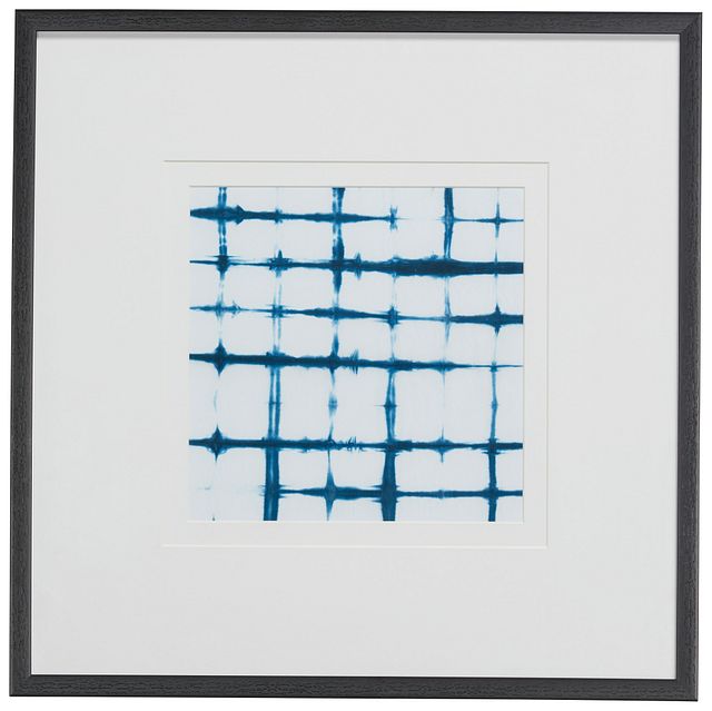 Grid Blue Framed Wall Art (0)