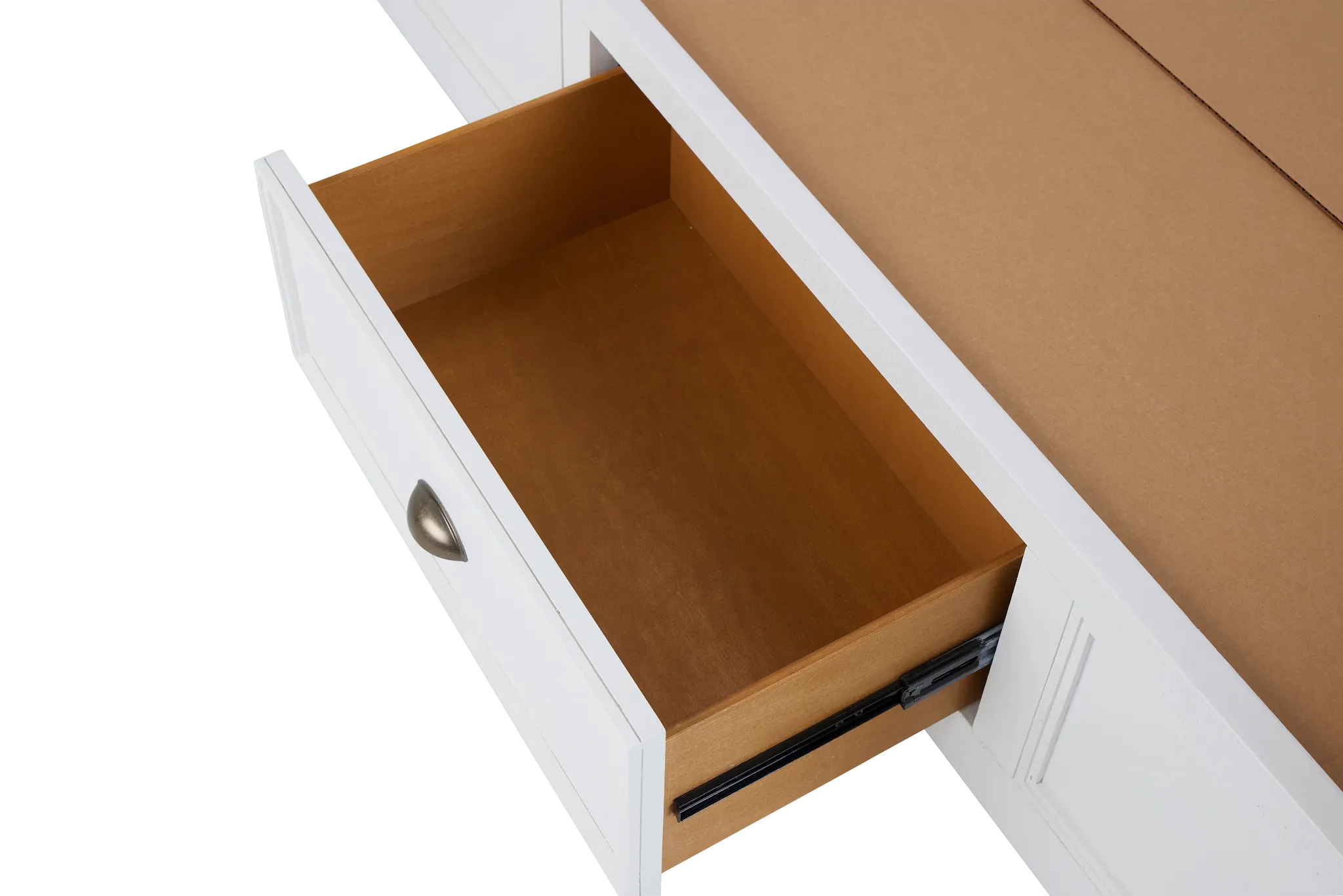 Heron Cove White Panel Storage Bed