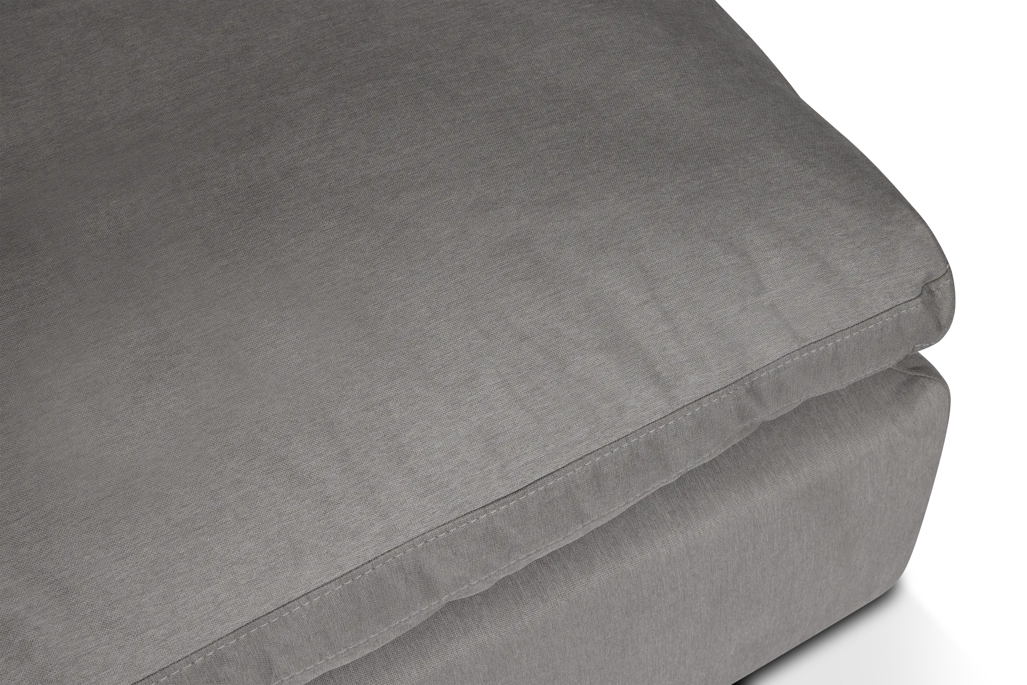 Nixon Light Gray Fabric Cocktail Ottoman