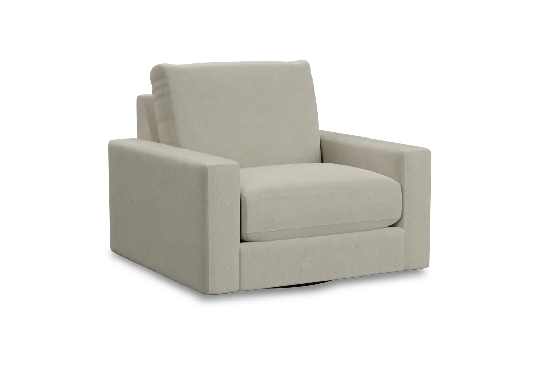 Edgewater Suave Beige Swivel Chair Edgewater Suave Beige Swivel Chair