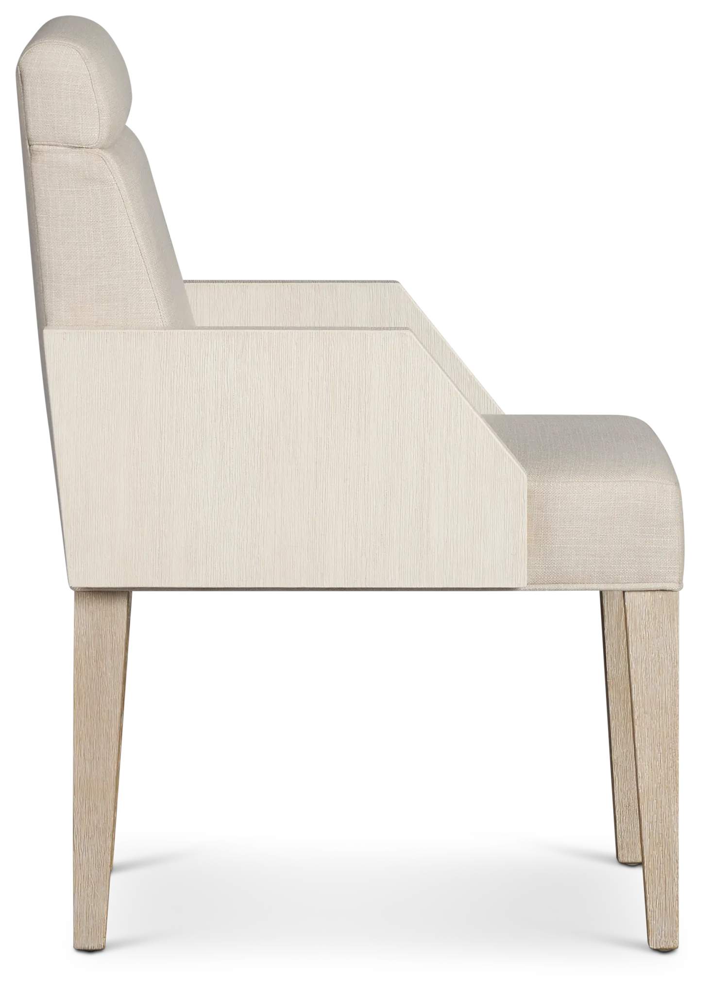 Miramar Light Tone Upholstered Arm Chair