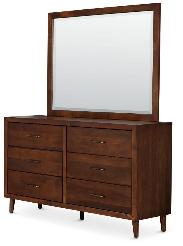 Palmdale Dark Tone Dresser & Mirror