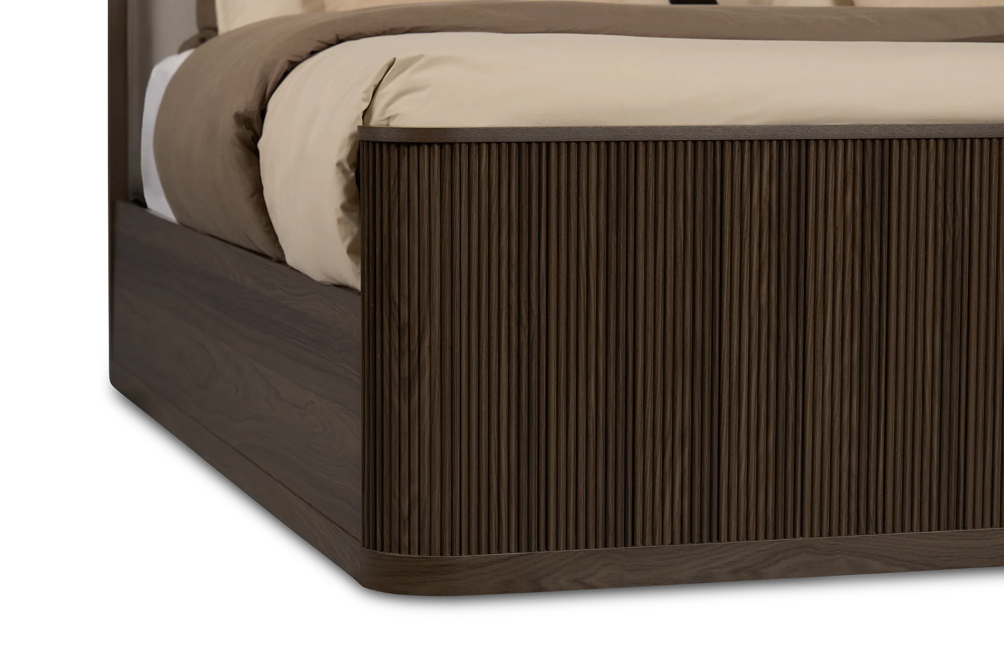 Camden Dark Tone Uph Panel Bed