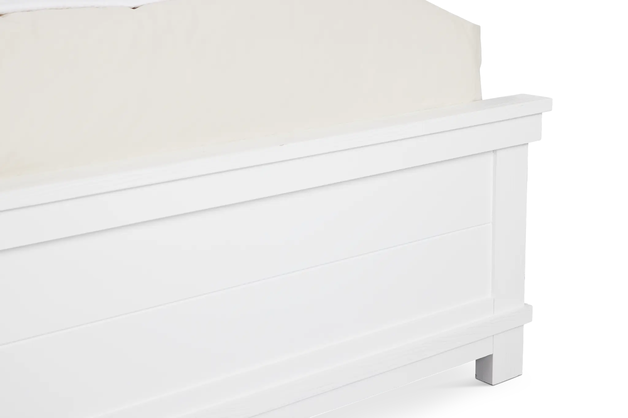 Anton White Panel Bed Anton White Panel Bed