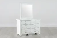 Bungalow Ivory Large Landscape Mirror