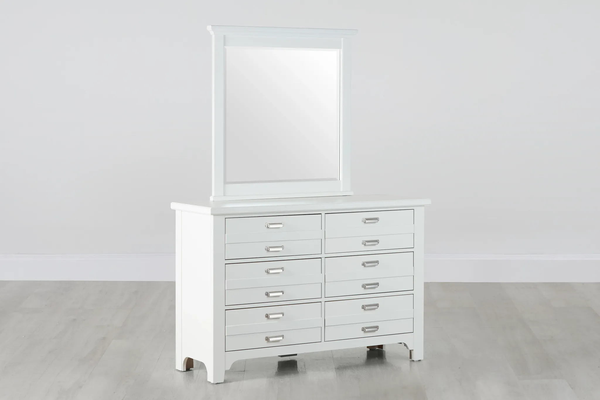 Bungalow Ivory Large Landscape Mirror