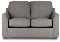 Asheville Brown Fabric Loveseat