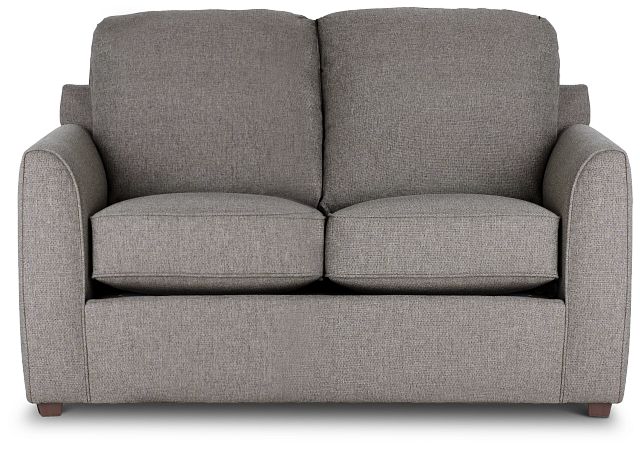 Asheville Brown Fabric Loveseat