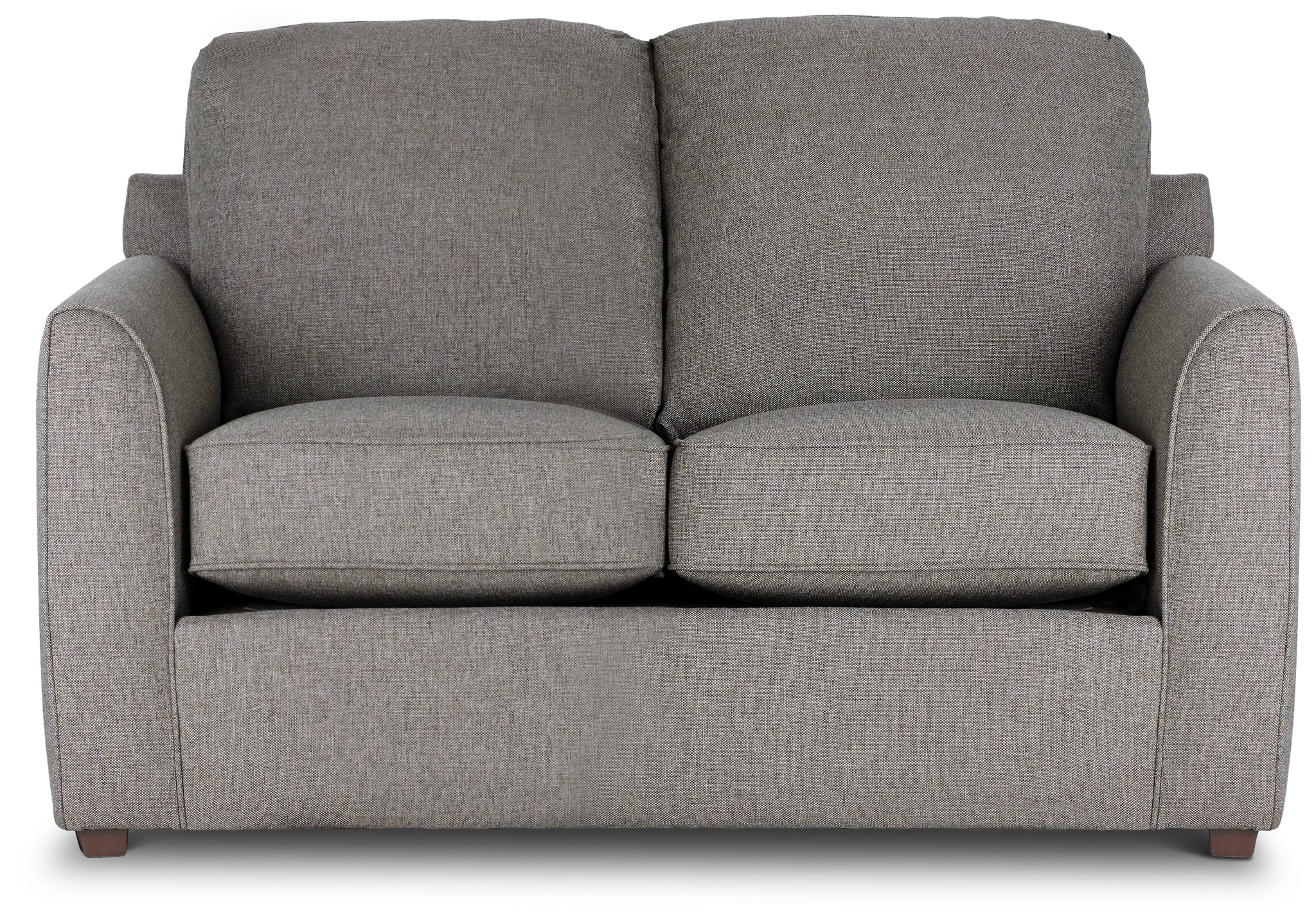 Asheville Brown Fabric Loveseat