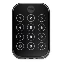 Yale Pro 2 Pushbutton Bluetooth Black Key-free Touchscreen Door Lock