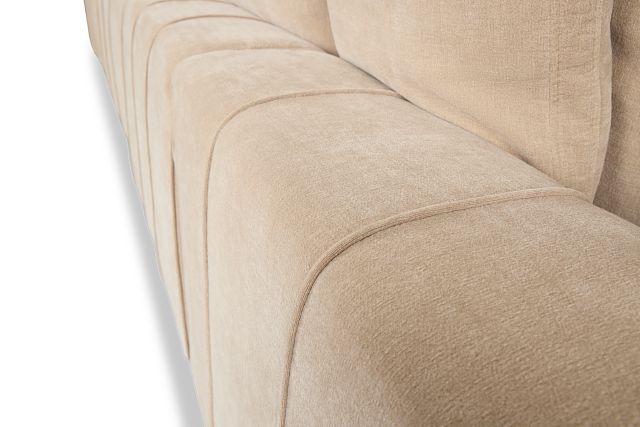 Cruz Light Beige Fabric 3 Piece Modular Sofa